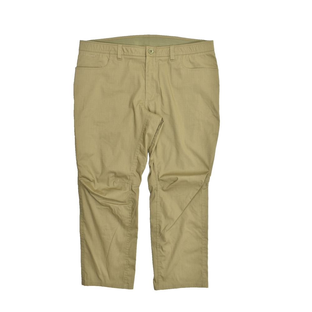 Under Armour Storm Men's Pants 42/30 Loose Fit Tan Polyester Ripstop Hiking Golf